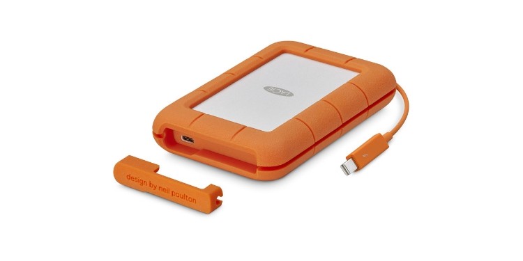 LaCie Rugged TB USB-C Portable Hard Drive