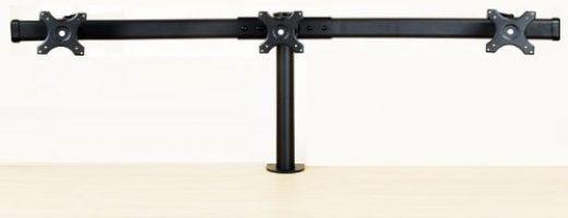 EZM Deluxe Triple Monitor Mount Stand