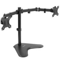 Vivo-Full-Motion-Dual-Monitor-Free-Standing-Desk-Stand